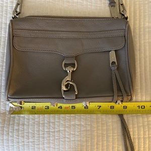 Rebecca Minkoff Mini Mac Crossbody gray